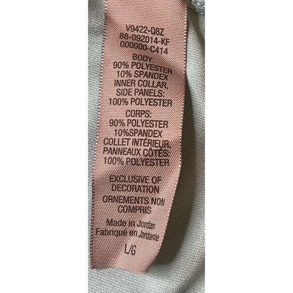 Champion Duo Dry Pullover Athletic Top Blue Green L/G Womens Activewear - Picture 3 of 7